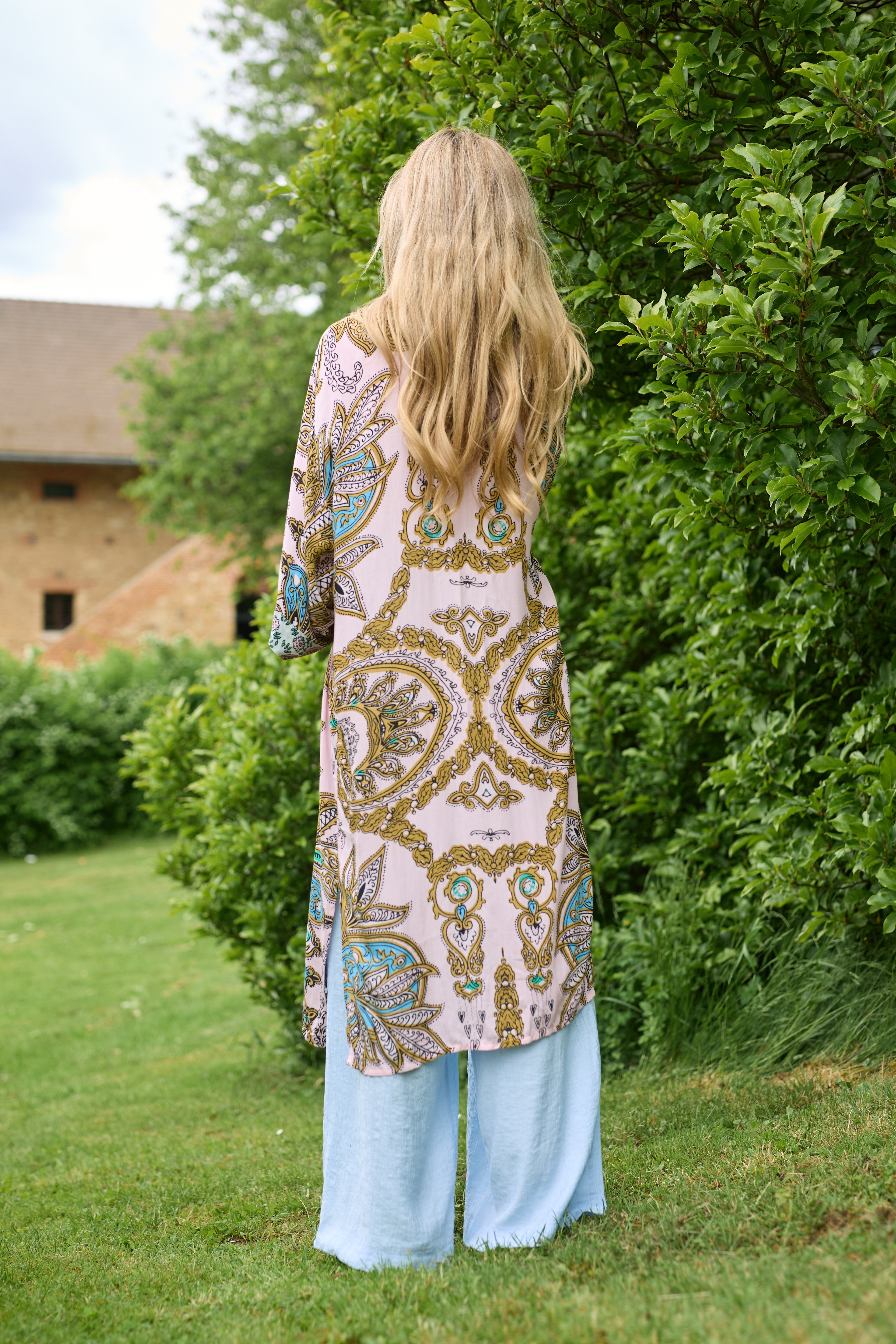 Multicolored Paisley Kimono Duster Long – SAACHI