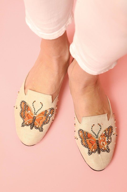 Butterfly Mule Navajo White