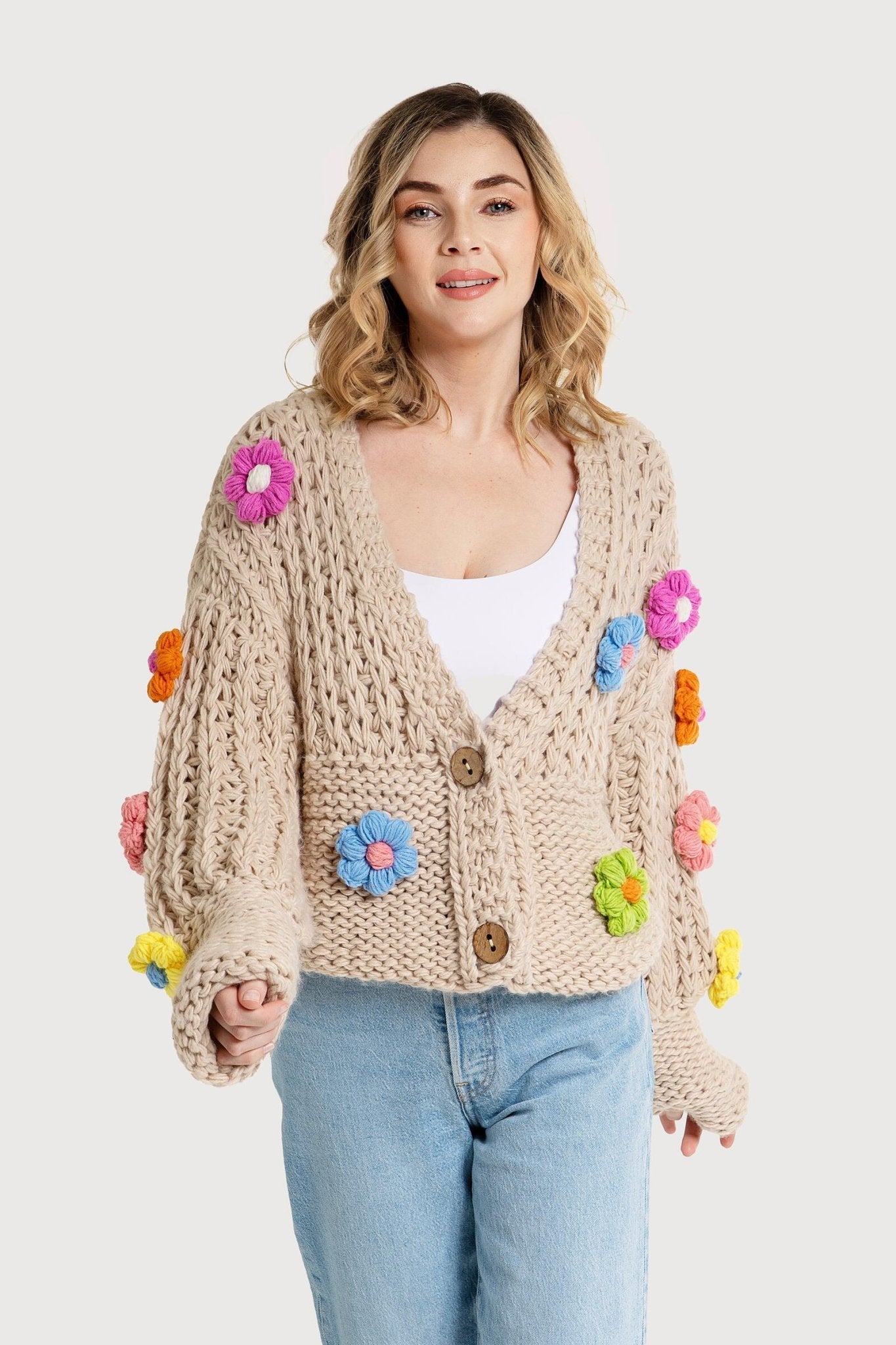 Floral cardigan hotsell