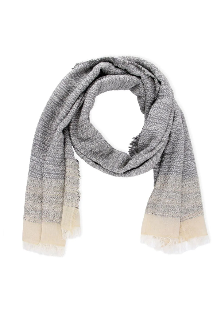 Cozy Grey Scarf - SAACHI - Light Slate Gray - Scarf