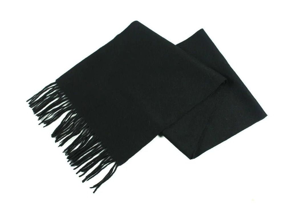 Cashmere Silk Scarf Black