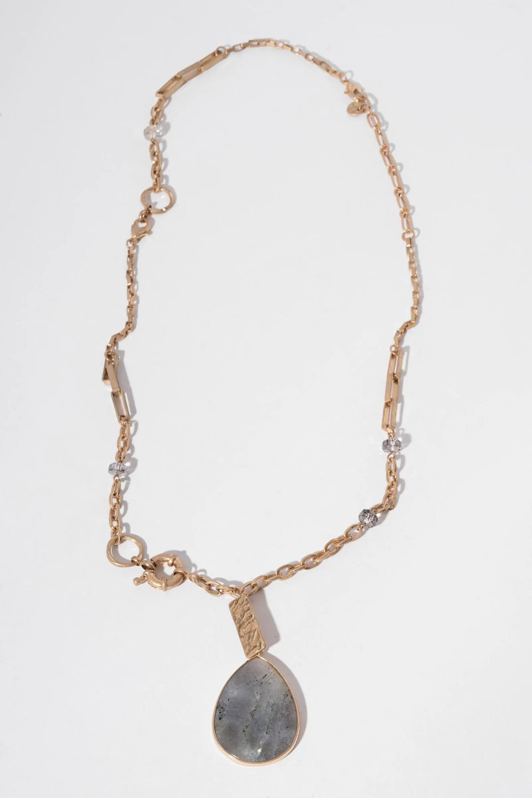 Spellbound Long Necklace Dimgray