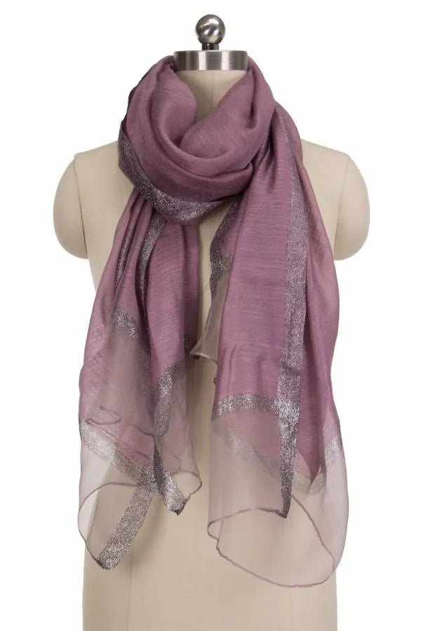 Shimmer and Shine Scarf Palevioletred