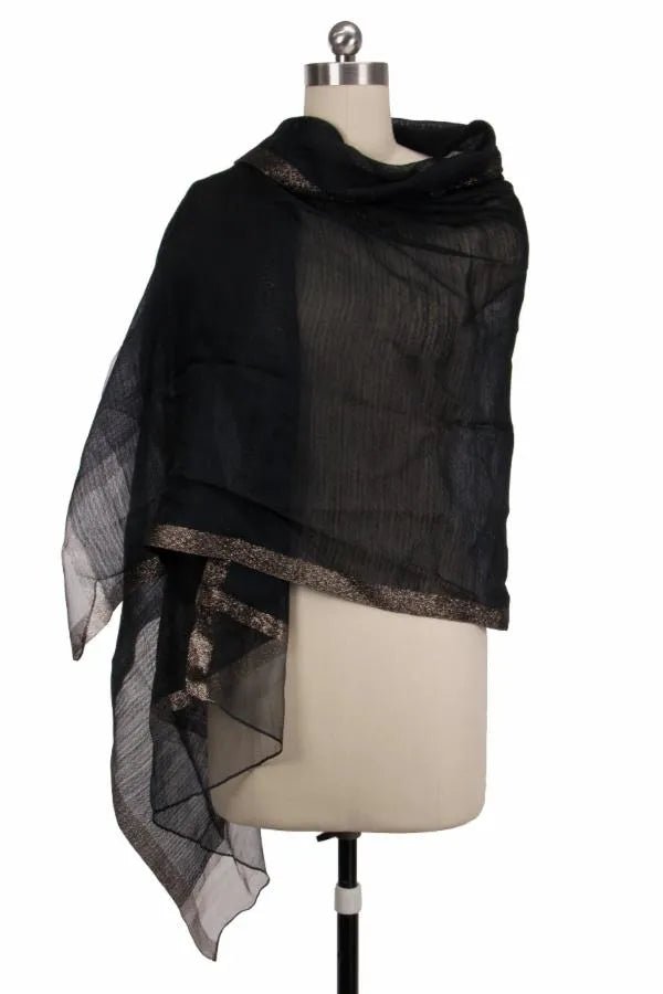 Shimmer and Shine Scarf Black