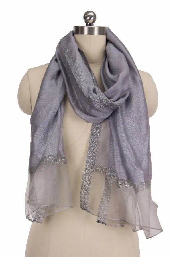Shimmer and Shine Scarf Aliceblue