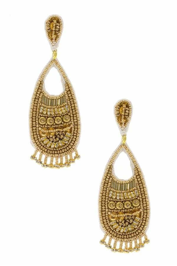 Kochi Teardrop Earring Gold