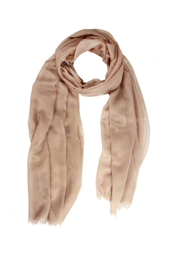 Delicate Solid Cashmere Scarf Burly Wood