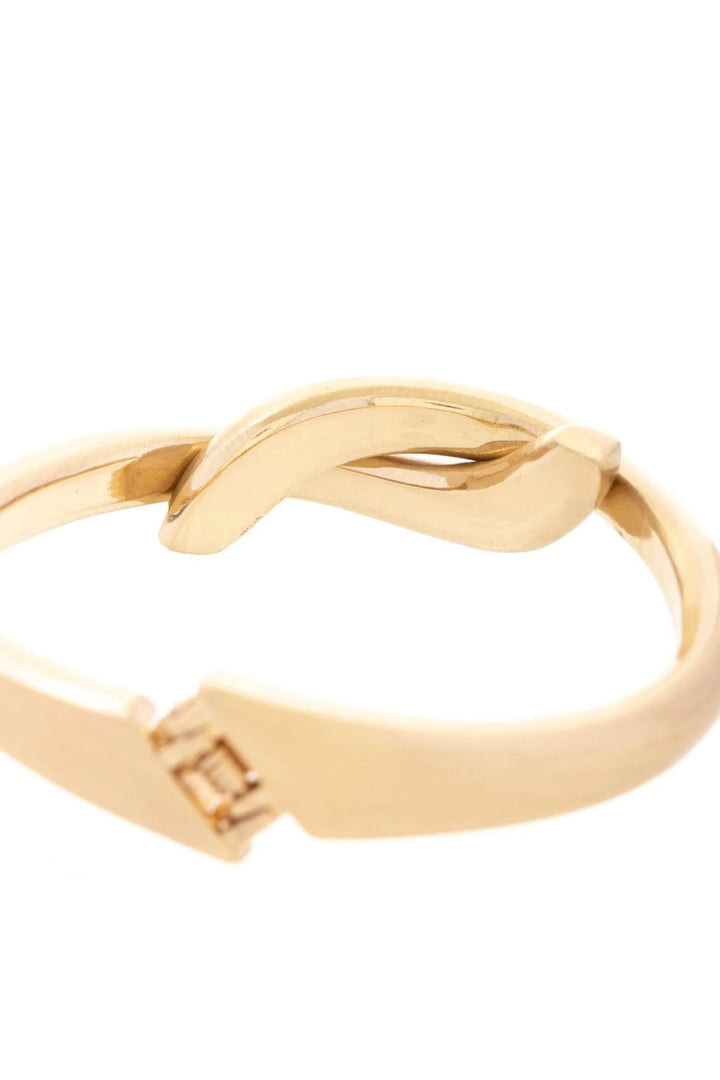 Knotted Cuff Bracelet Gold