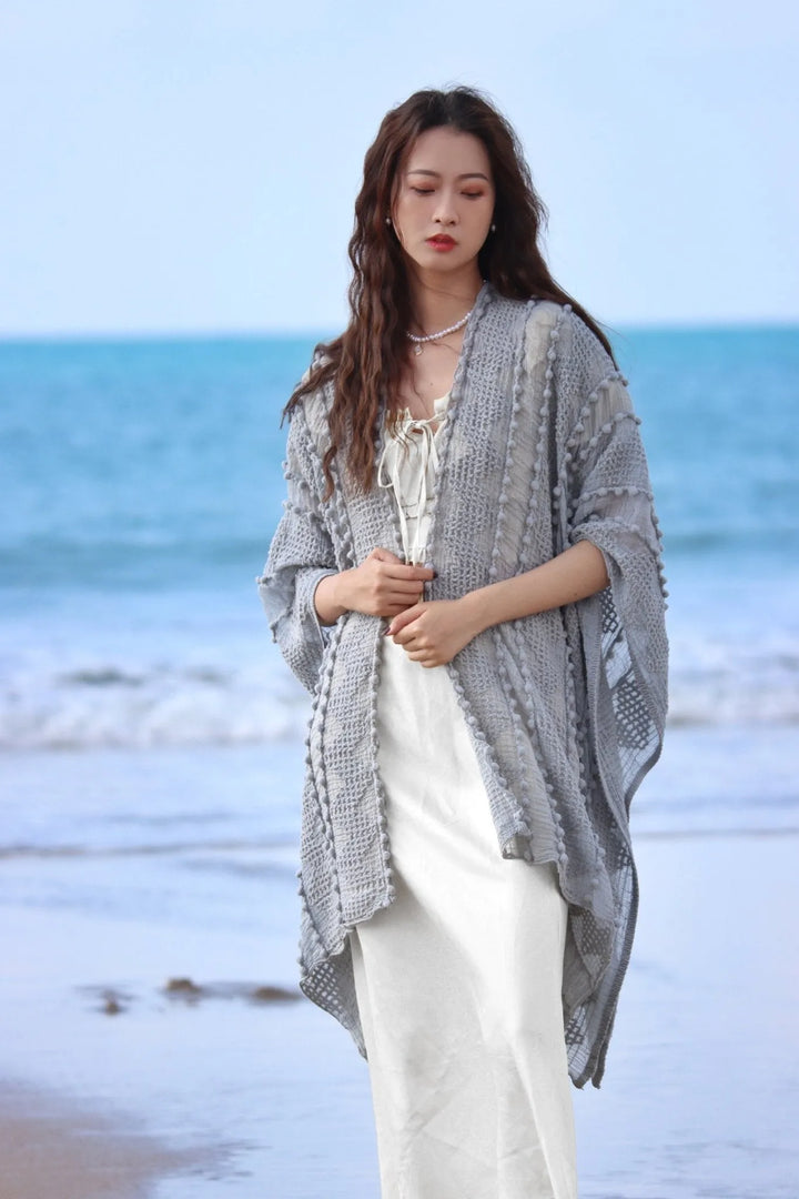 Palmer Kimono Light Gray