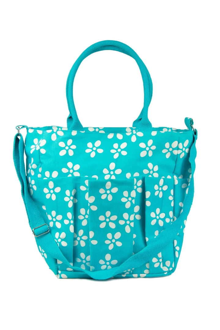 Daisies Weekender Bag Medium Turquoise