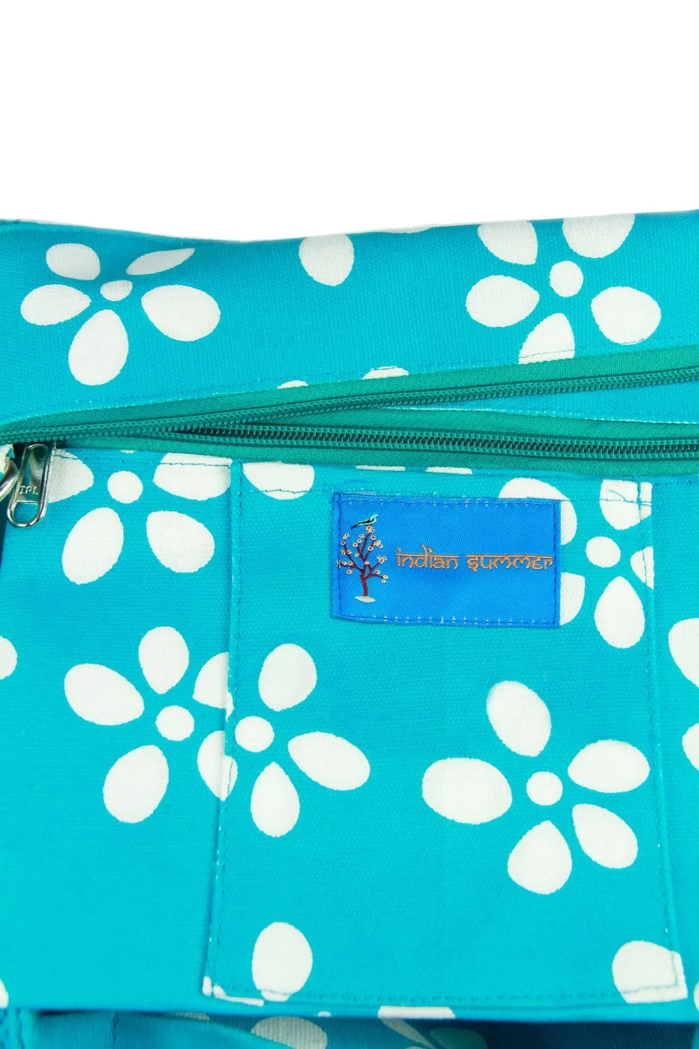 Daisies Weekender Bag Medium Turquoise