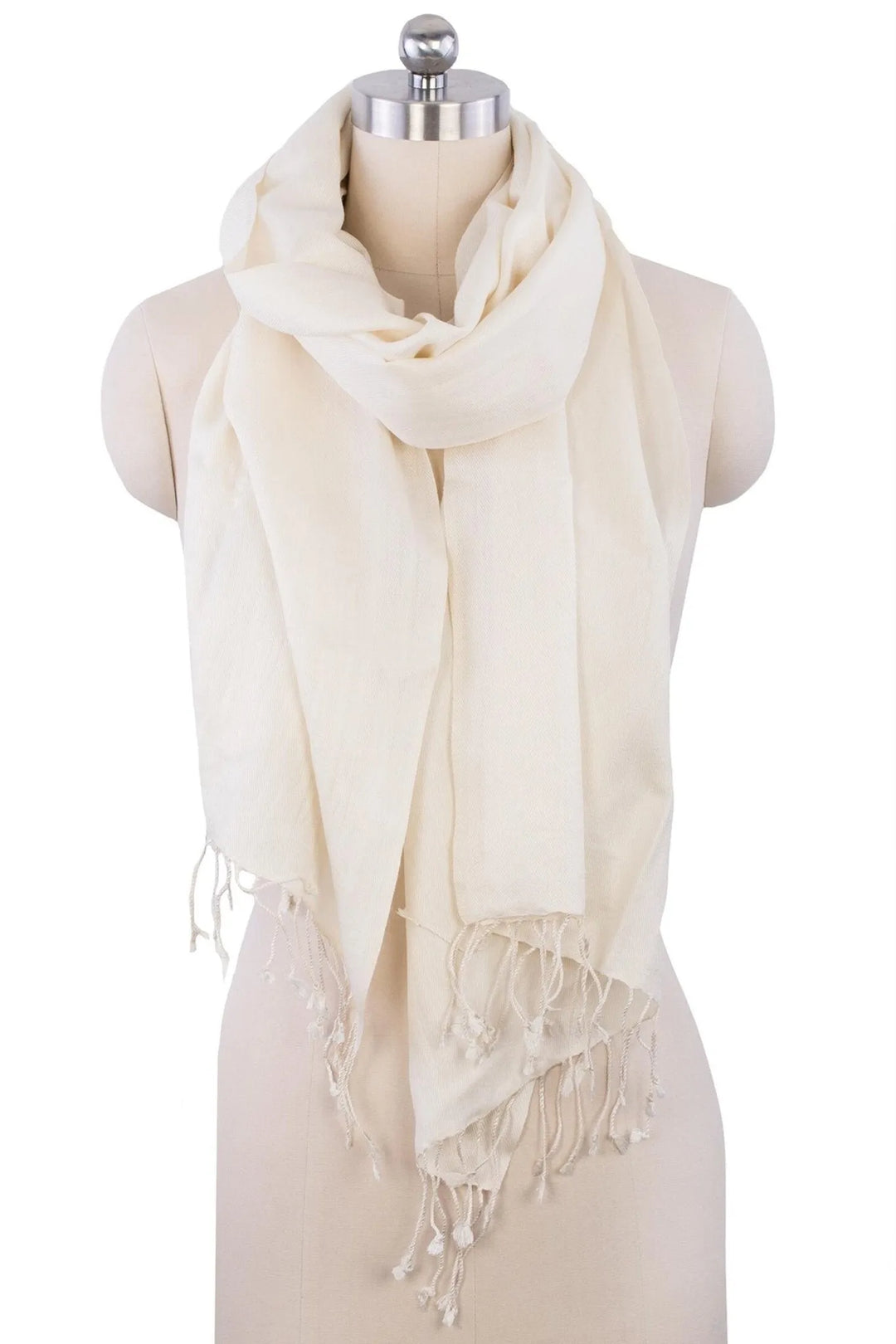 Pashmina Regular Scarf Ivory