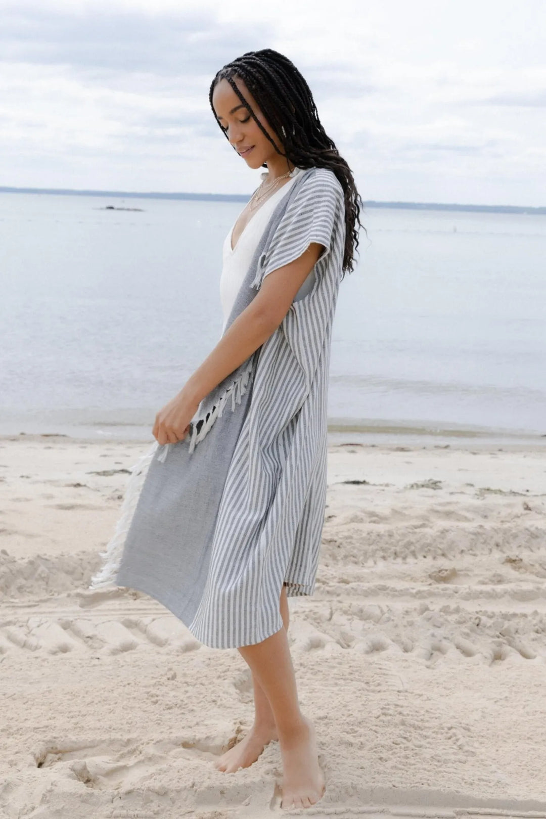 Turkish Towel Cover Up Kimono SAACHI Turkish Towel Cover Up Kimono SAACHI