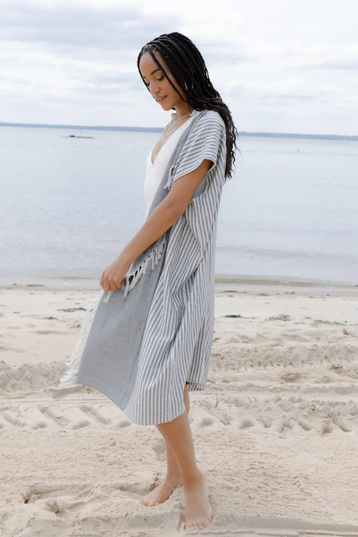 Turkish Towel Cover-Up Kimono
