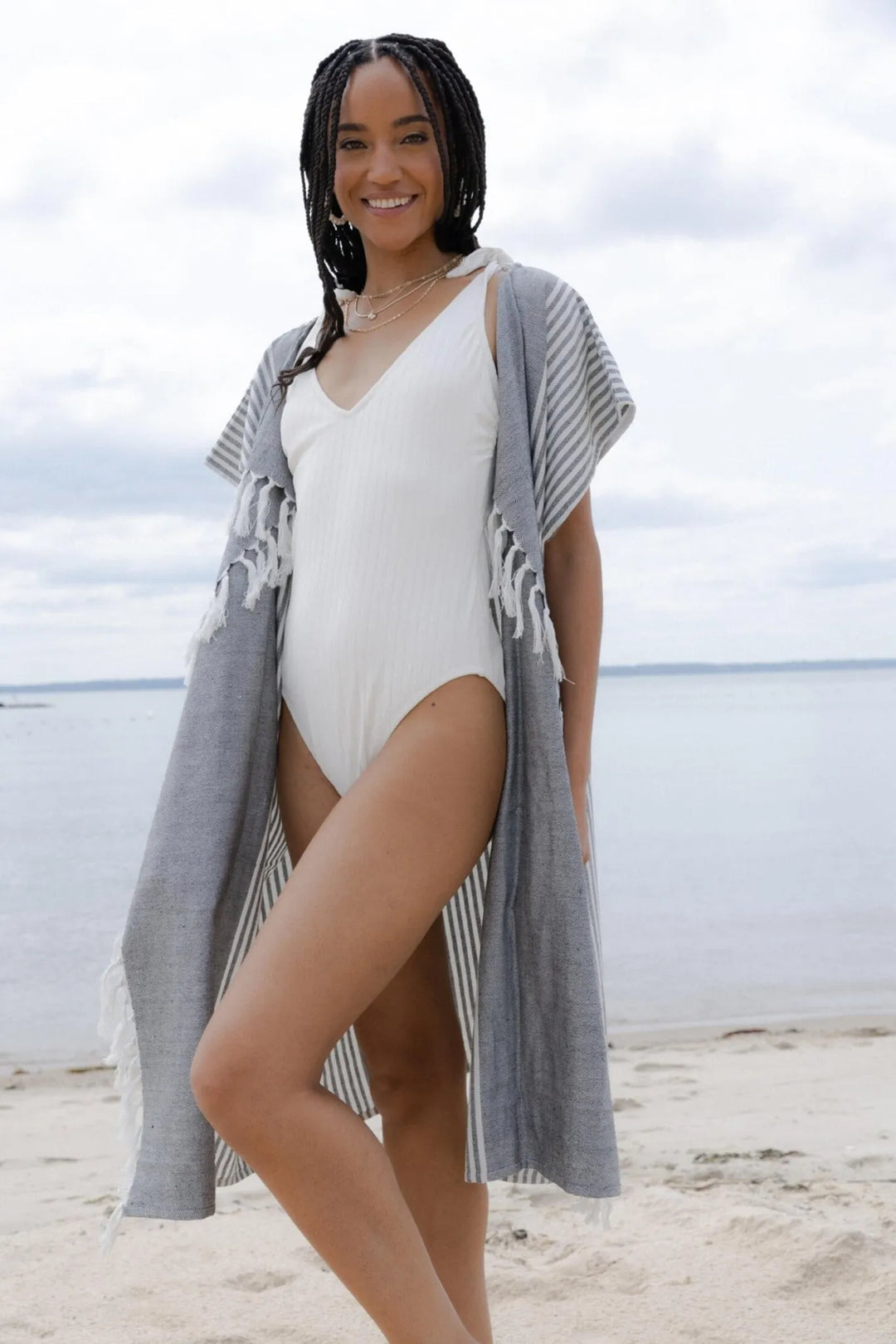 Turkish Towel Cover Up Kimono SAACHI