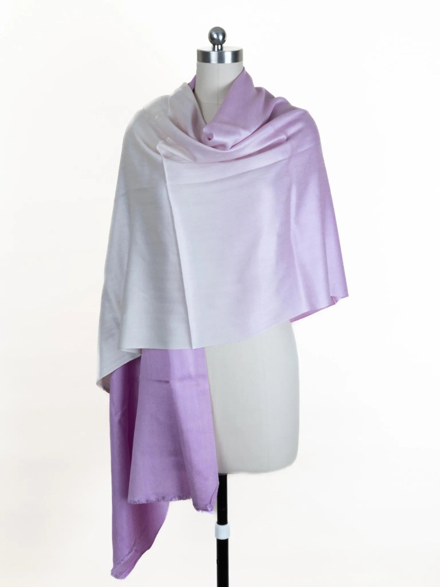 Cashmere Silk Ombre Scarf Pink Ombre