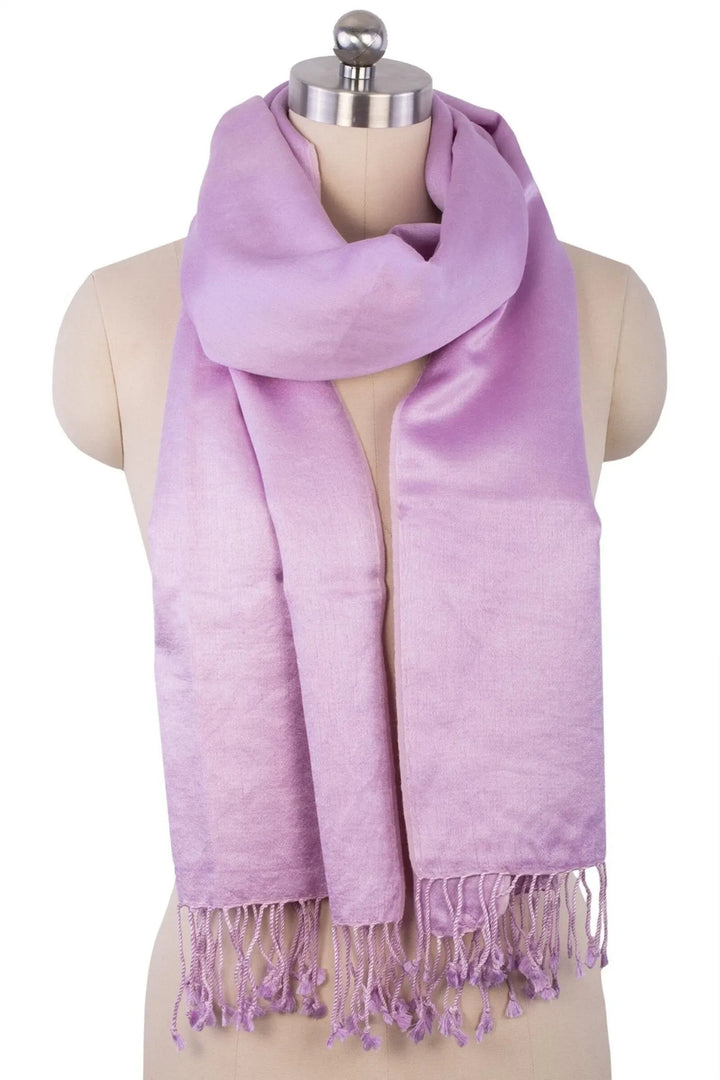 Pashmina Satin Scarf Violet