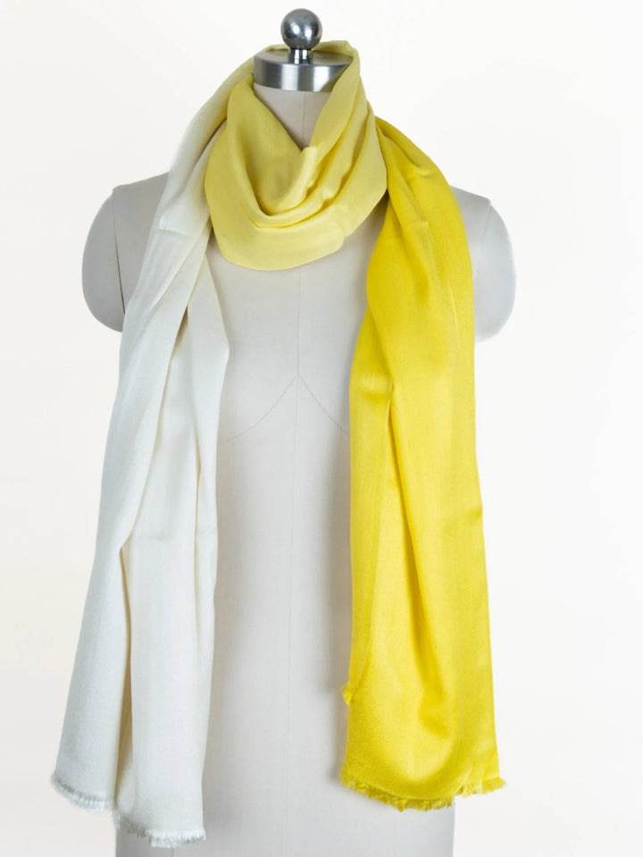 Cashmere Ombre Scarf Yellow