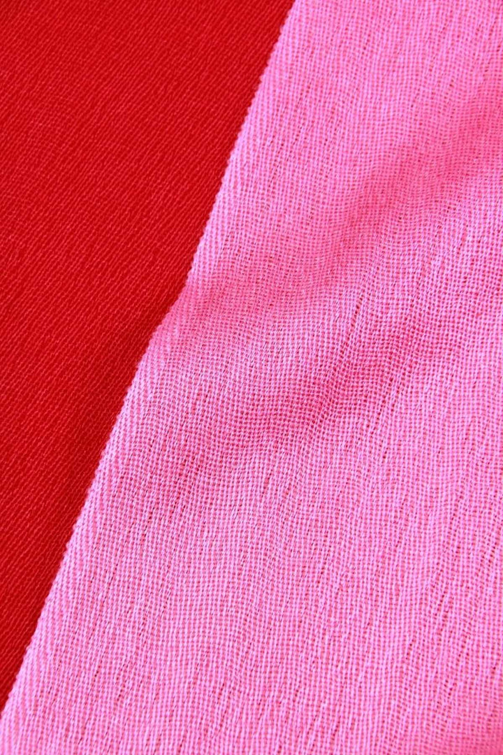 Cashmere Ombre Silk Scarf Hot Pink