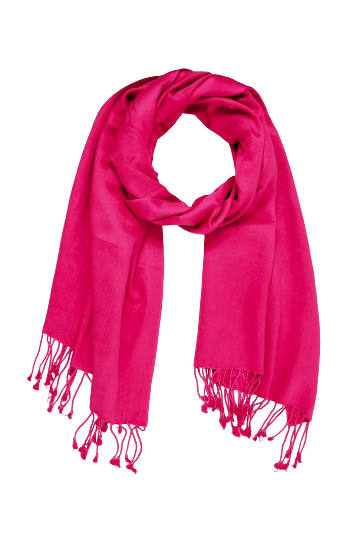 Pashmina Satin Scarf Fuchsia