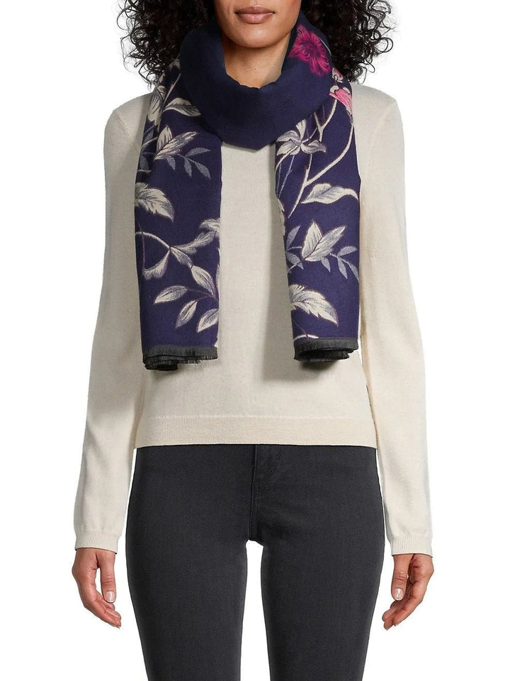 Gardenia Reversible Scarf Pale Violetred