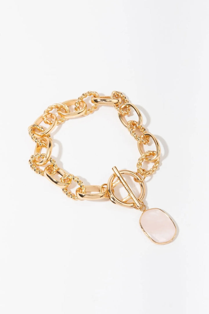 Skylar Link Bracelet Lavender Blush