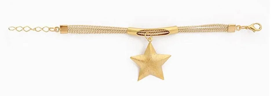 Star Charm Bracelet Gold