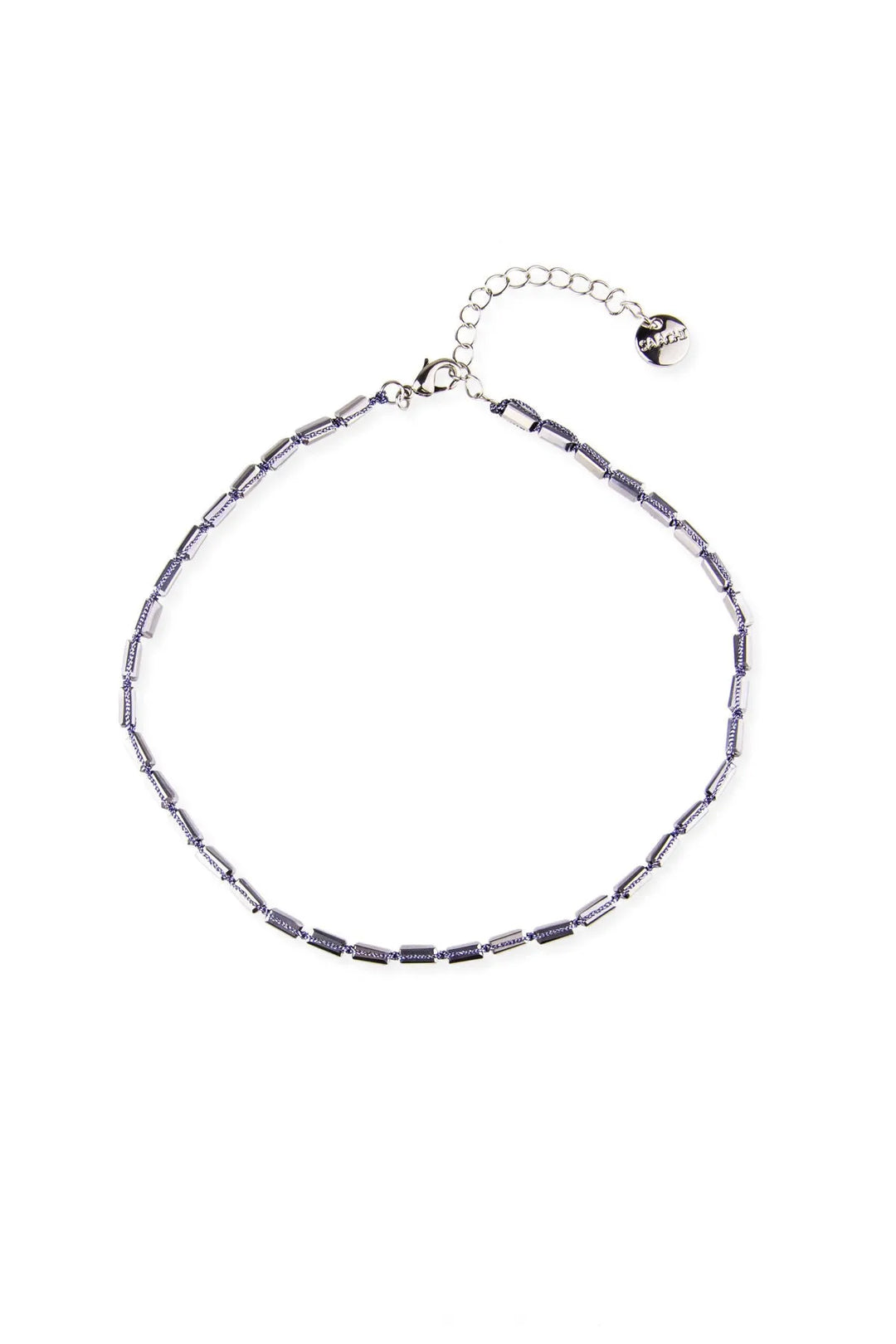 Simply Beaded Choker Silver