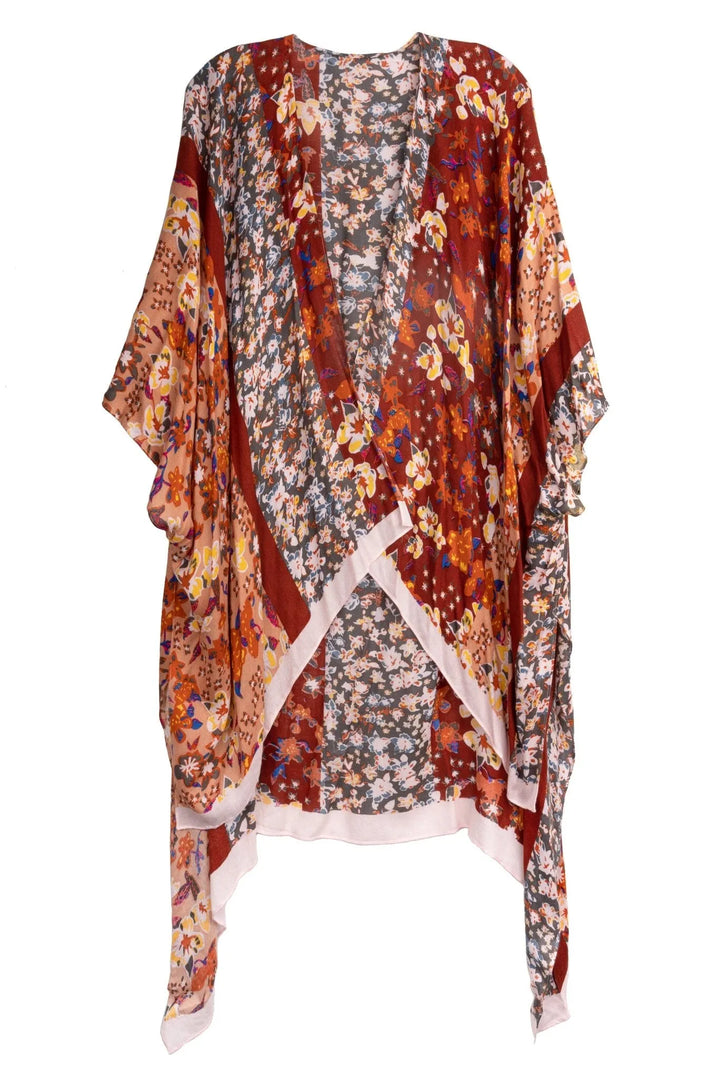 Forest Combo Kimono Brown