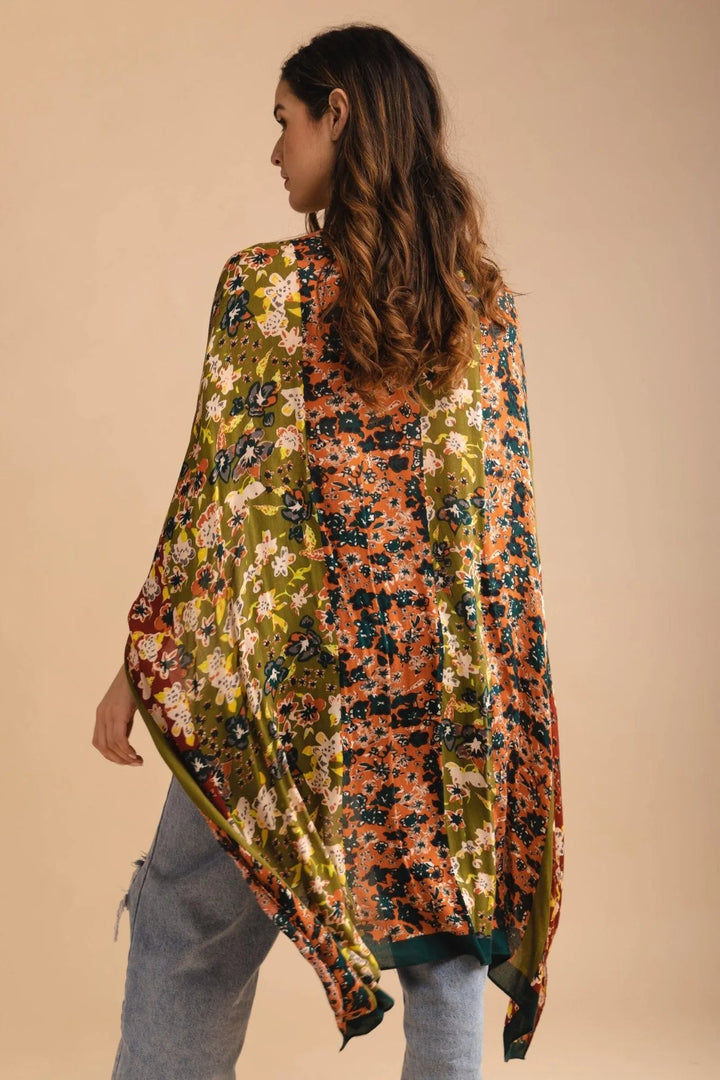 Forest Combo Kimono Dark Multi