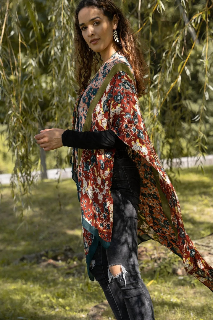 Forest Combo Kimono Dark Multi