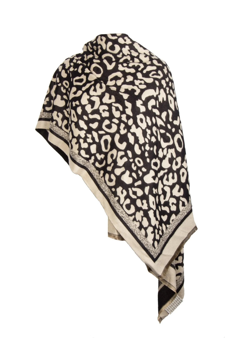 Sheba Reversible Scarf Black