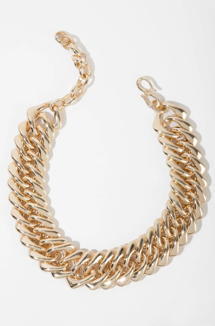 Haelyn Chunky Chain Necklace Gold