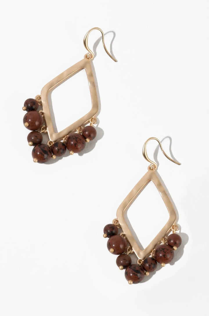 Eternity Dangle Earring Firebrick