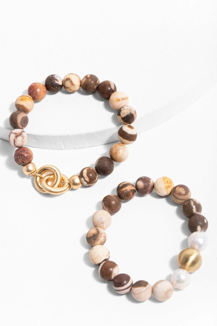 Eternity Stretch Bracelet Set Sienna