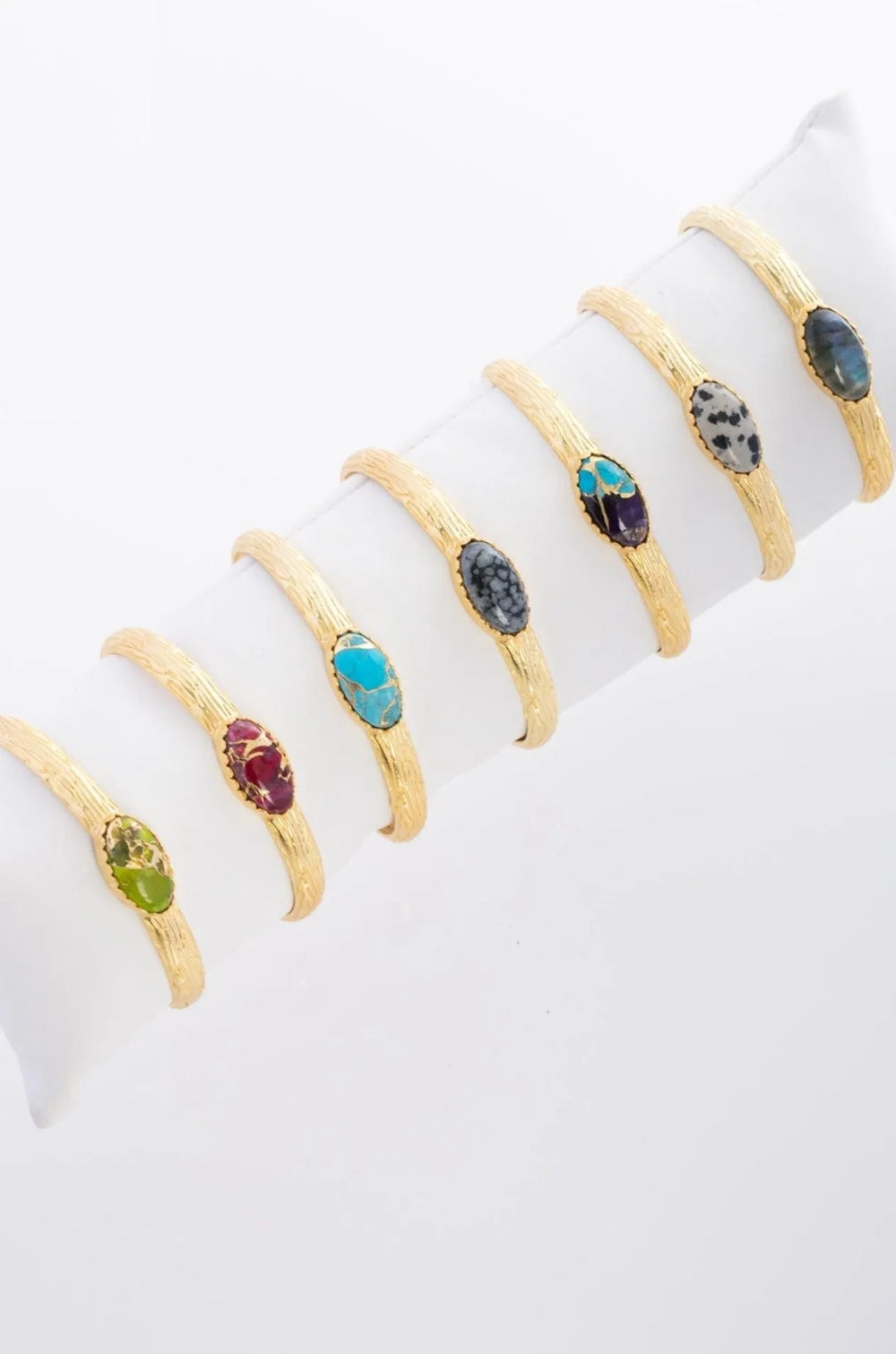 Gemstone Cuff Bracelet - SAACHI