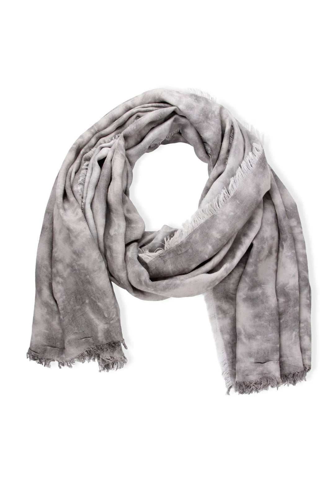 Talise Watercolor Scarf Grey