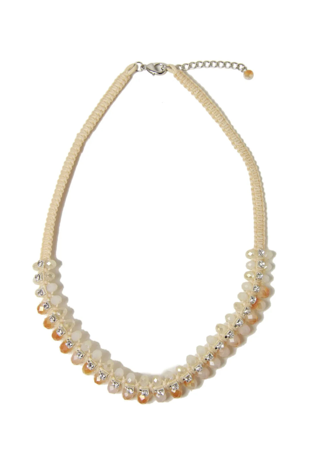 Gabrielle Necklace Peach Corn Silk