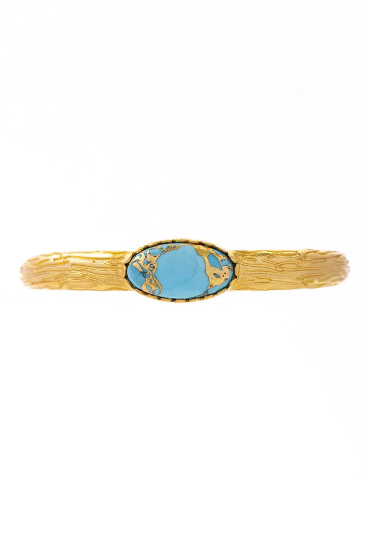 Gemstone Cuff Bracelet Turquoise