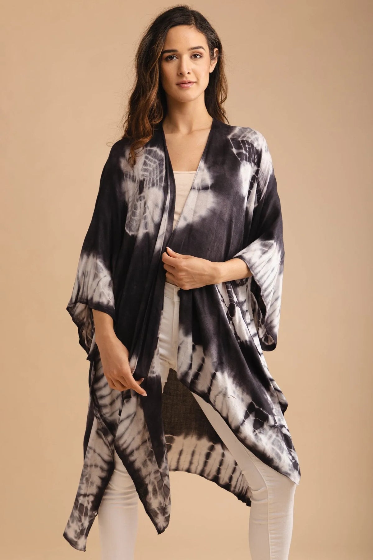 Tie Dye Ruana | 100% Viscose | SAACHI Tie Dye Ruana | 100% Viscose | SAACHI