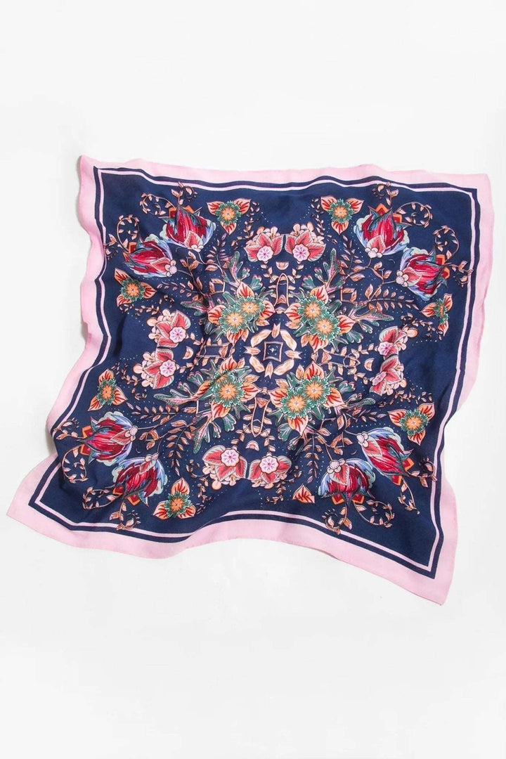 Blooming Lotus Bandana Navy