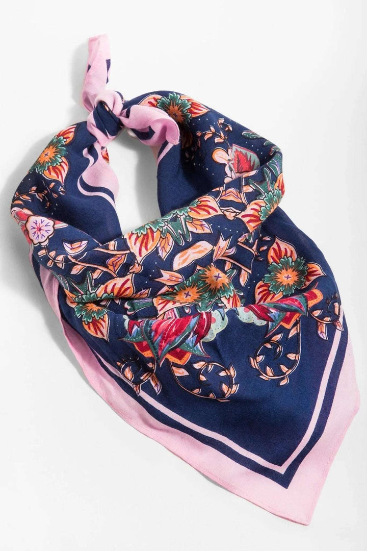 Blooming Lotus Bandana Navy