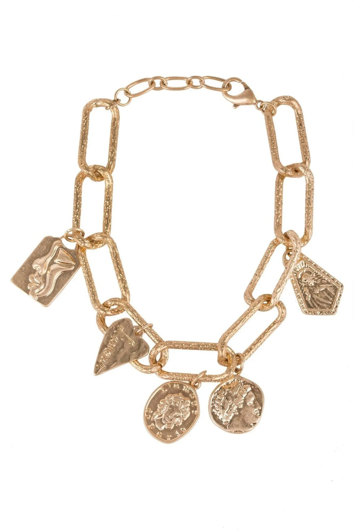 Augusta Charm Bracelet GoldI