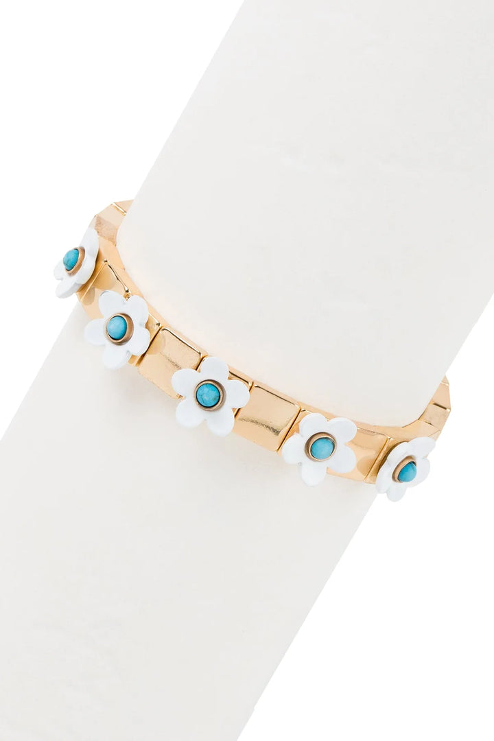 Meadow Sky Bracelet Set Deep Sky Blue