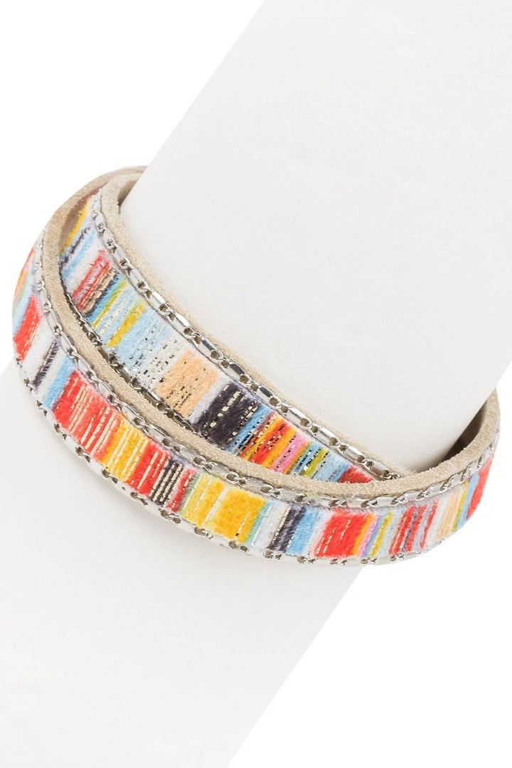 Under the Sun Wrap Bracelet Light Multi