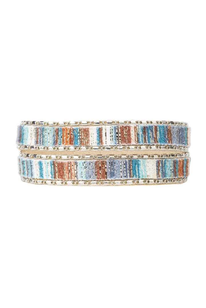 Under the Sun Wrap Bracelet Light Sky Blue