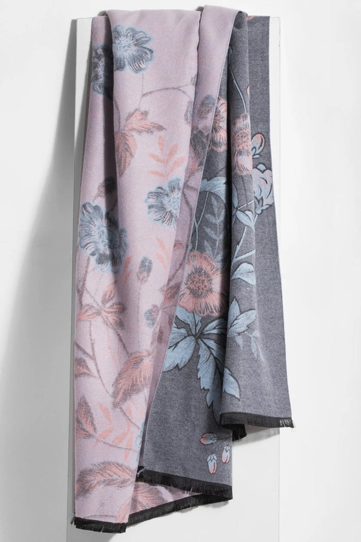 Reversible Garden Scarf Lavendar Blush