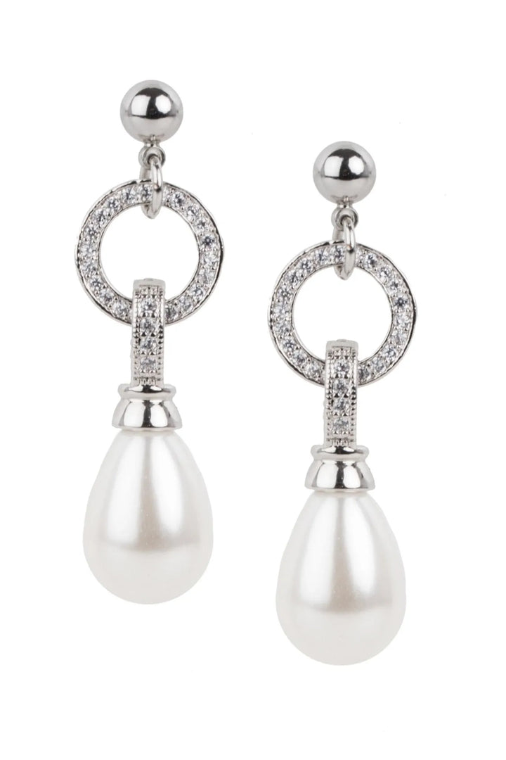 Paramount Pearl Earring White
