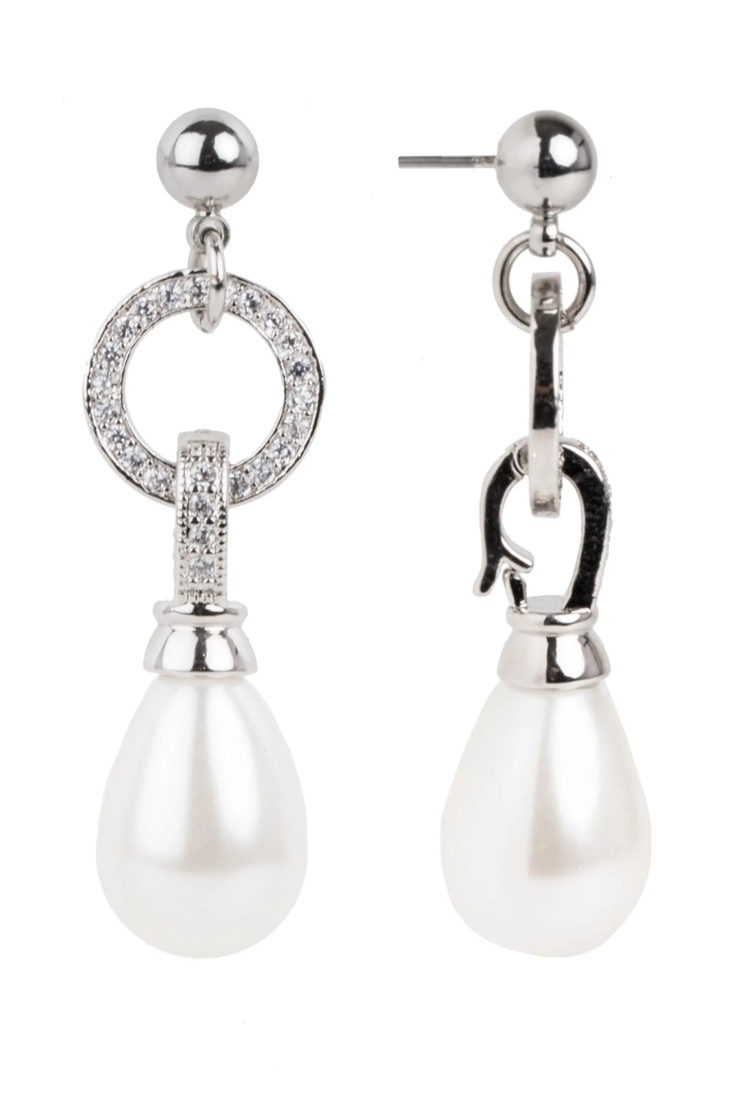 Paramount Pearl Earring White