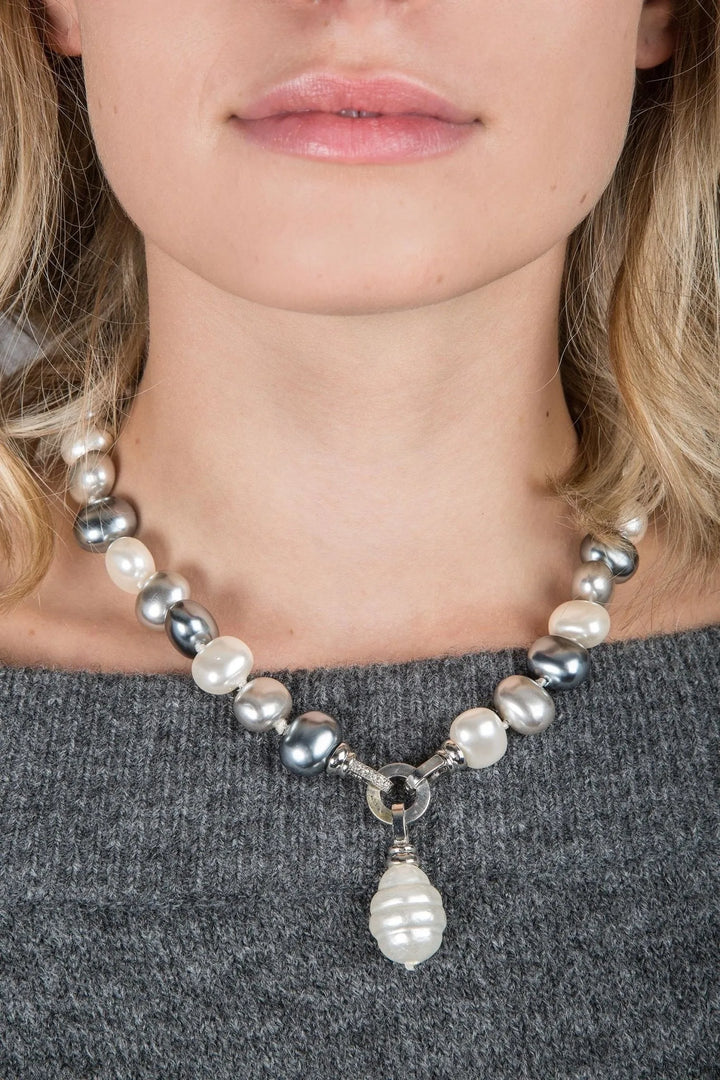 Neapolitan Necklace Gunmetal